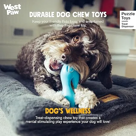 West Paw Zogoflex Qwizl – Durable Treat Dispenser photo