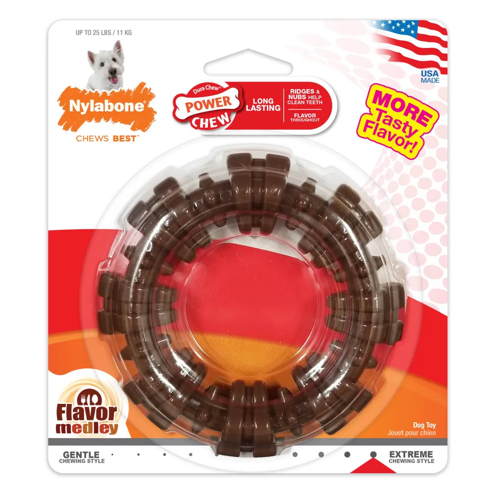 Nylabone Dura Chew Textured Ring - Nylabone