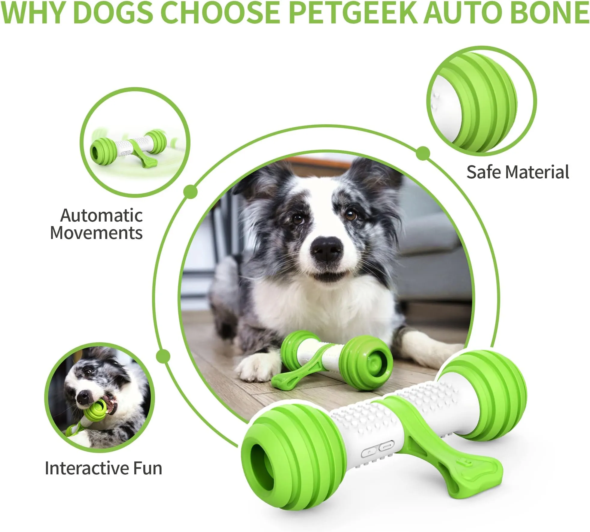 PETGEEK – Motion Activated Dog Bone