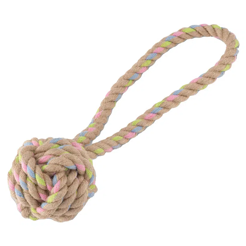 Beco Pets’ Hemp Rope Ball – Eco-Friendly Dog Toy