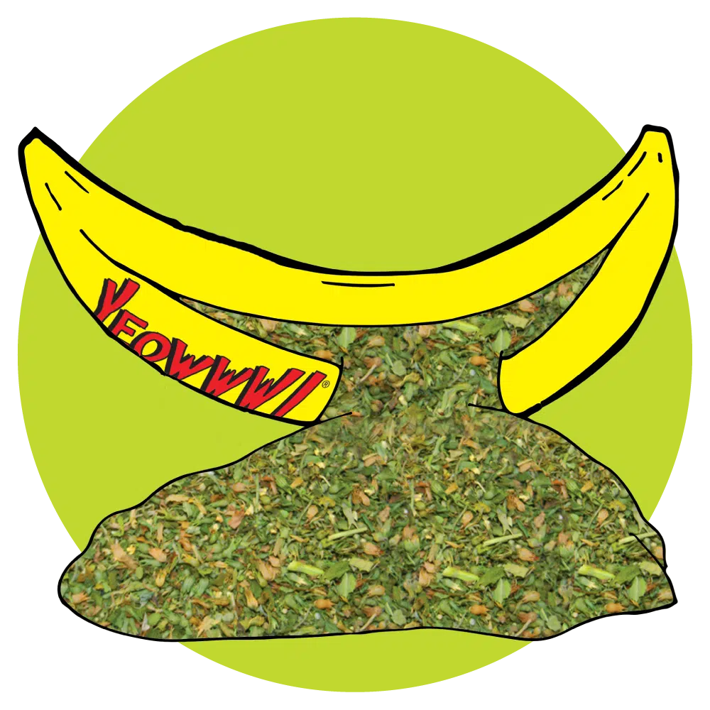 DuckyWorld’s Yeowww! Banana – Organic Catnip Toy